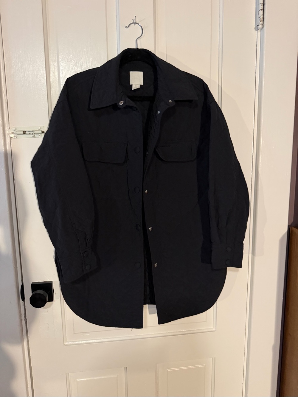 Black Overshirt Jacket - Classic Workwear Style